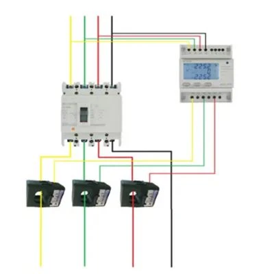 2.Acrel CT input three phase watt meter connection 2.Acrel CT input three phase watt meter connection
